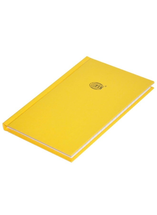 FIS 5-Piece Neon Hard Cover Note Book, 100 sheets, single line, size A6 10.5cm x 14.8cm, Golden Colour - FSNBA6N200 - Image 2